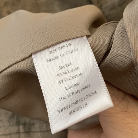FINAL MARKDOWN Ladies’ Coldwater Creek Linen Blend Jacket (14) - Picture 4 of 4